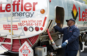 Leffler tech and oil truck